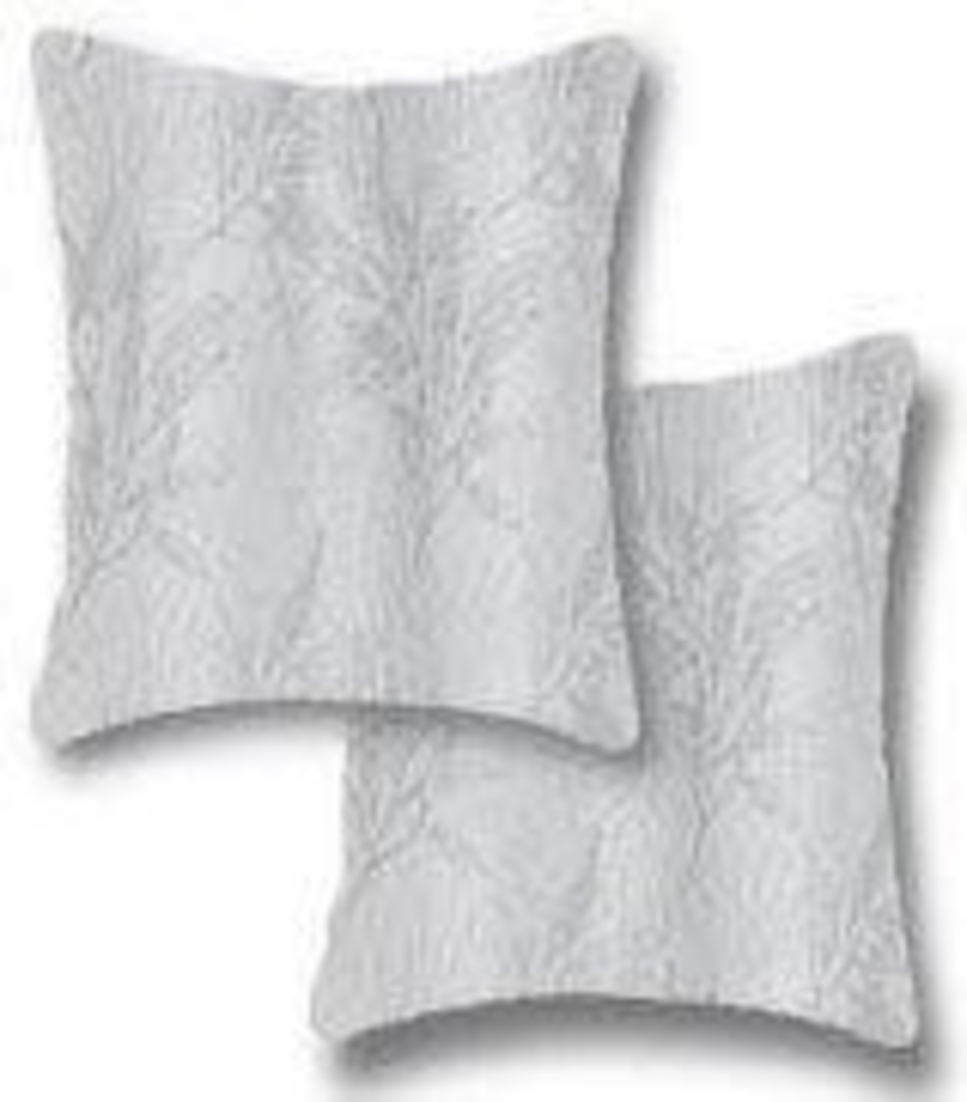 Sehlbach Kissen Jacquard Zweige silbergrau 45 x 45 cm Bild 1