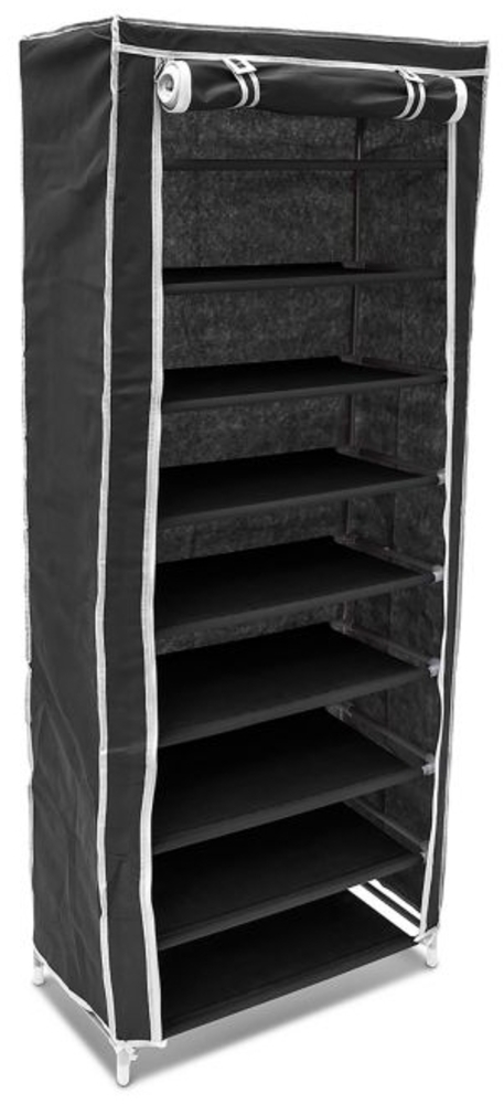 Schuhschrank Stoffbezug 9 Ablagen Bild 1