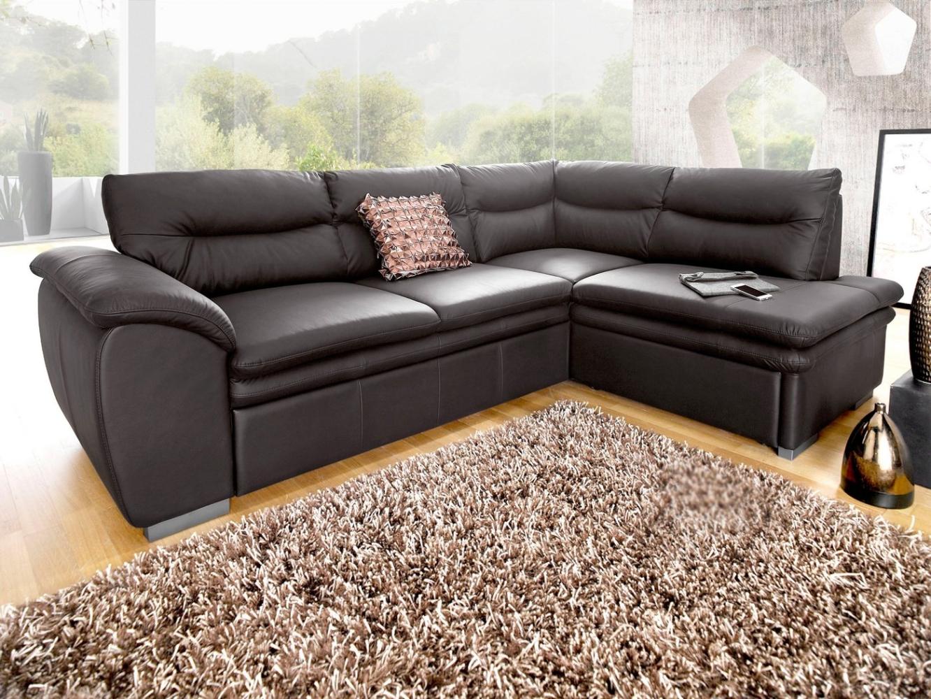 COTTA Ecksofa Leandra L-Form, wahlweise mit Bettfunktion und Bettkasten Bild 1