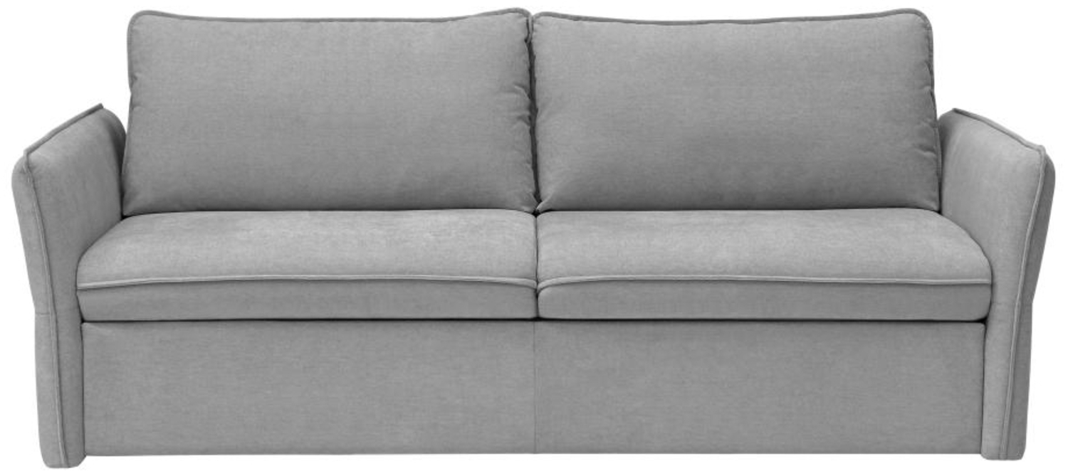 Vente-unique - Schlafsofa mit Matratze 4-Sitzer - Stoff - Grau- Liegefläche 160 cm - CELTARI Bild 1