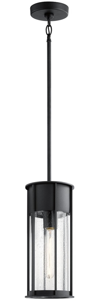 Elstead Lighting Camillo Pendelleuchte Outdoor 1-Light Schwarz IP44 E27 Bild 1