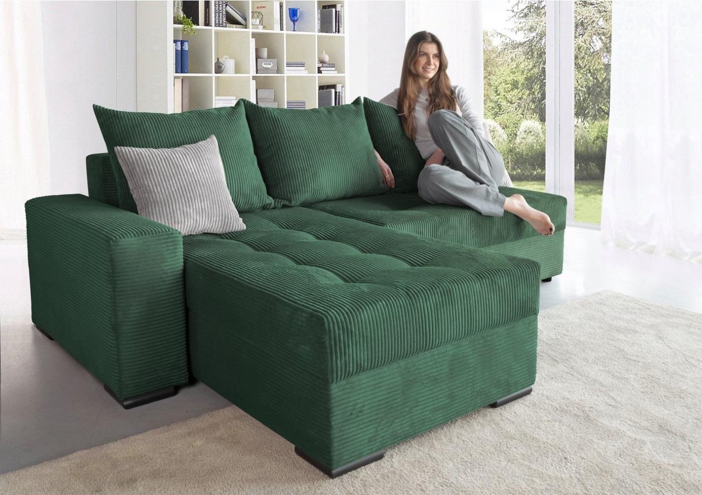 COLLECTION AB Ecksofa Josy L-Form, mit Bettfunktion und Bettkasten, Federkern Bild 1