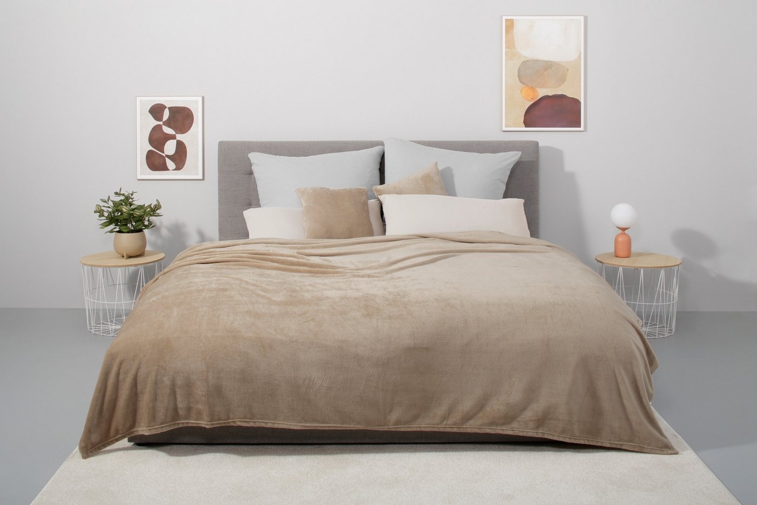 my home Tagesdecke Desner3, mit Cashmere-Touch, viele Farben erhältlich, Decke ab 140x210 cm Bild 1