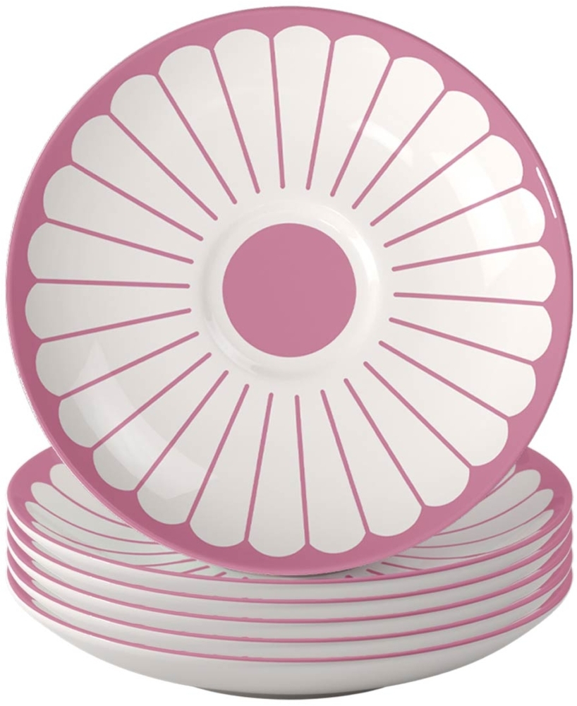 Villeroy & Boch Fleur Couleur Kaffeeuntertasse ø 14,8 cm 6er Set - Cassis Bild 1