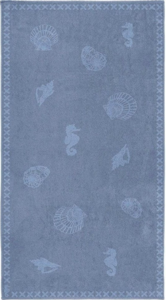 Seahorse Strandtuch Shells, Jacquard-Velours (1-St), mit Meeres Motiven Bild 1