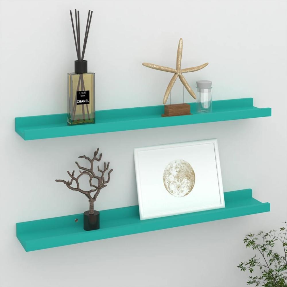 Wandboard >3009966< (2er-Set) in Blau aus MDF - 9 x 60 x 3 cm (LxBxH) Bild 1
