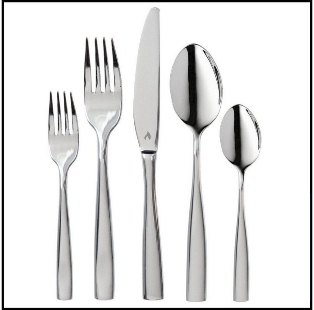 LIVINA HOME Besteck-Set Modernes Besteck Set 30 teilig, Essbesteck Geschirr Besteckset (30-tlg), 6 Personen, Set für 6 Personen, Spülmaschinenfest Besteck, Black Friday Sale! Bild 1