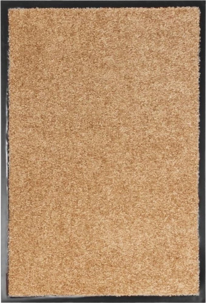 vidaXL Fußmatte Waschbar Creme 40x60 cm 323463 Bild 1