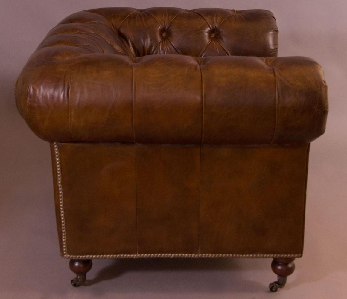 Clubsessel Chesterfield Leder "Vintage-Cigar" Bild 1