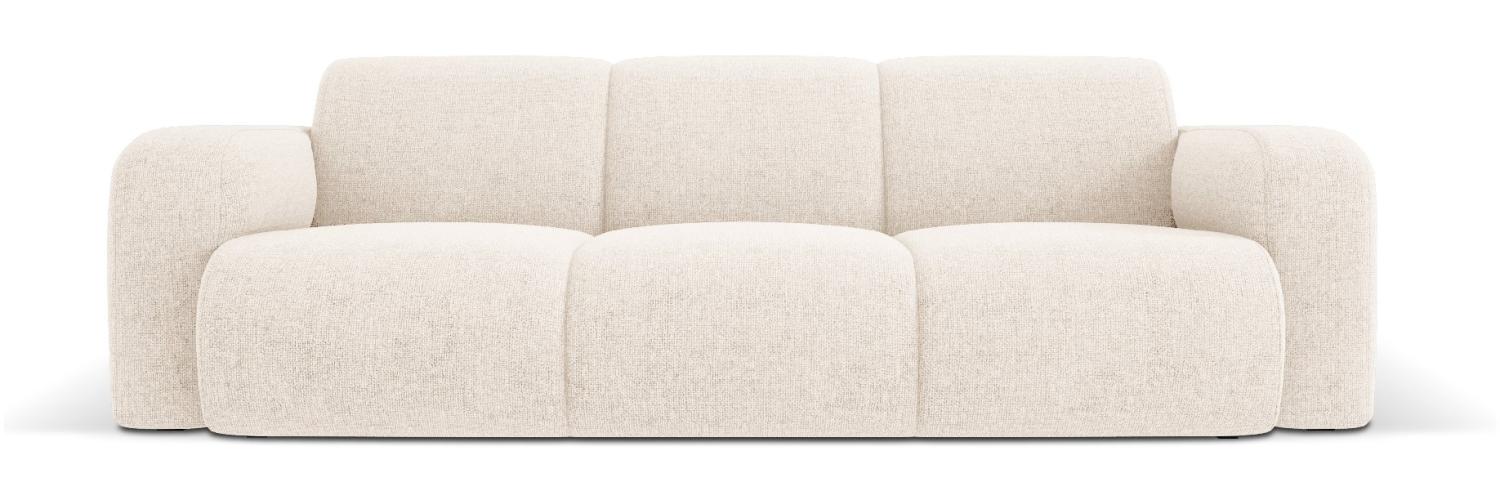 Micadoni Boucle Sofa Molino 3-Sitzer Chenille Hellbeige Bild 1