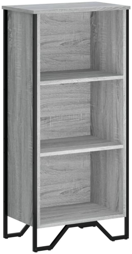 vidaXL Bücherregal Grau Sonoma 50x31x106 cm Holzwerkstoff 848607 Bild 1