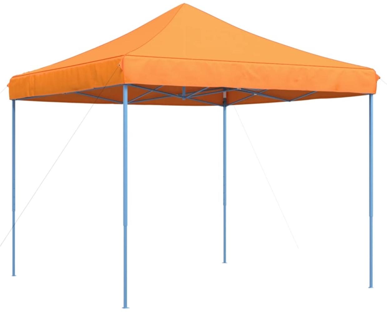 vidaXL Pop-Up Partyzelt, faltbar, Stahl / PE, orange, ohne Seitenteile, 315 x 292 x 292 cm Bild 1