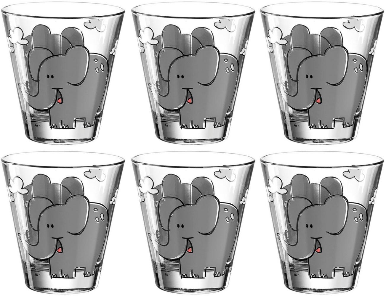 Leonardo BAMBINI Kinderbecher Elefant 215ml 6er Set Bild 1