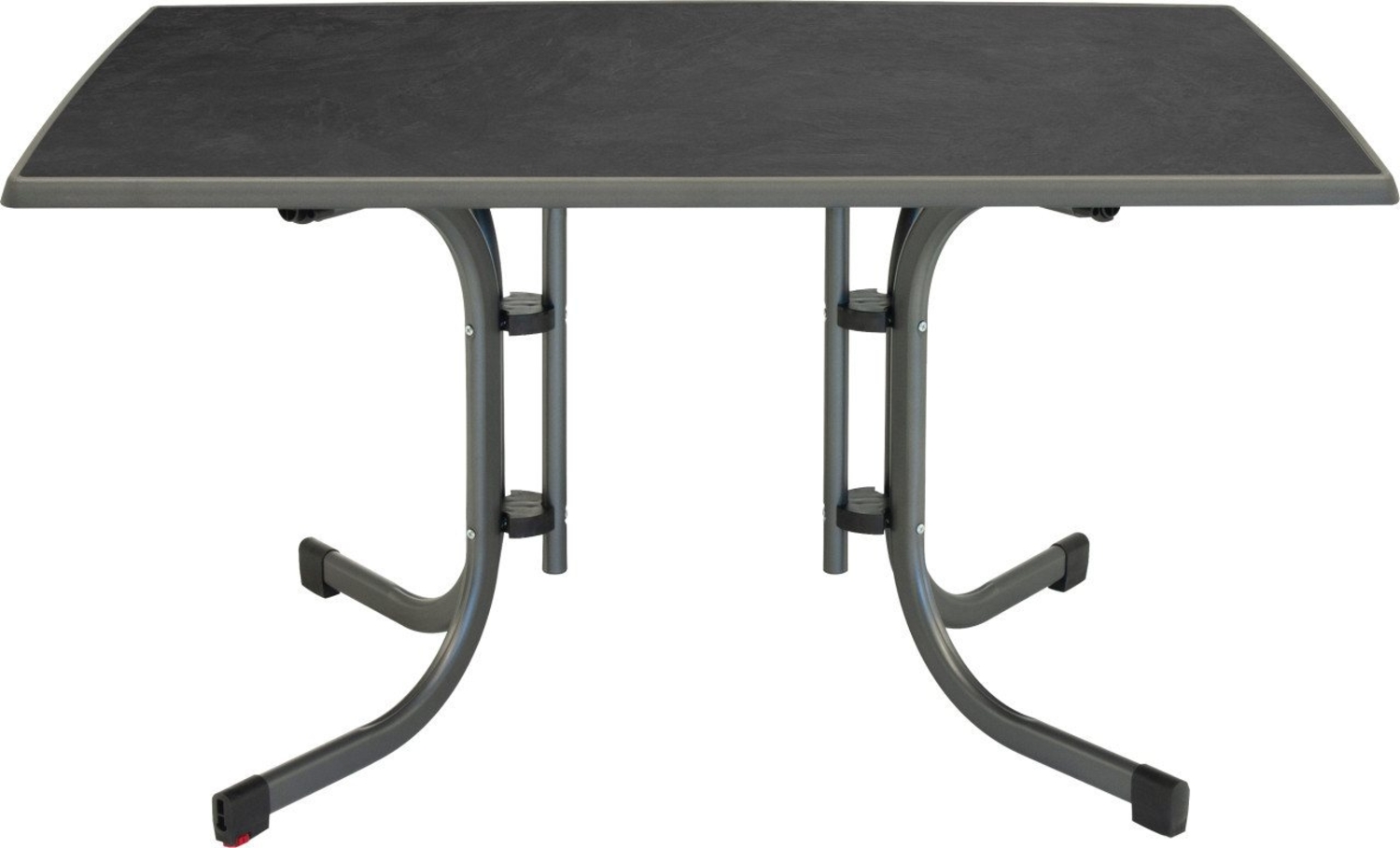Klapptisch Boulevard, 132 x 72 x 90 cm, Stahl, anthrazit/schiefer Bild 1
