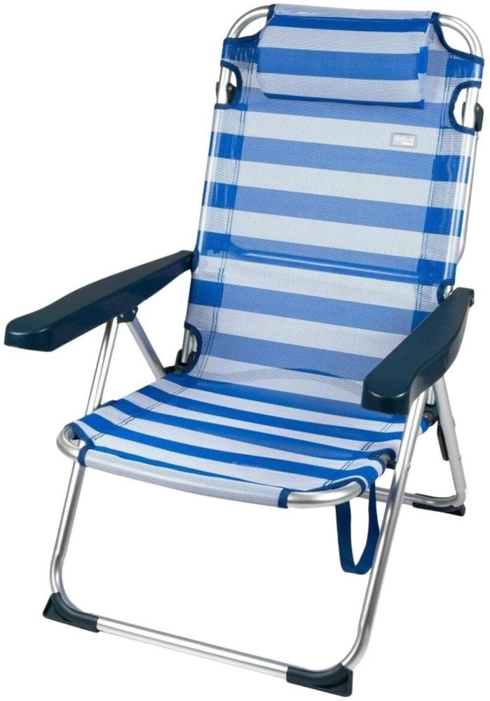 BigBuy Haushaltsprodukte Aktive Klappstuhl, gestreift, 48 x 90 x 60 cm, 2 Stück Bild 1