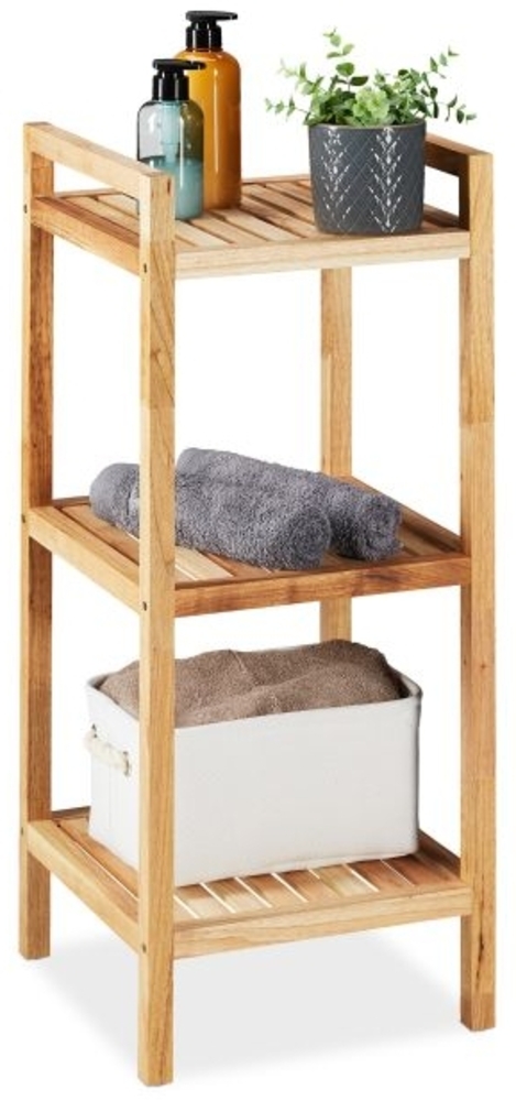 Badregal Walnuss 3 Ablagen Bild 1