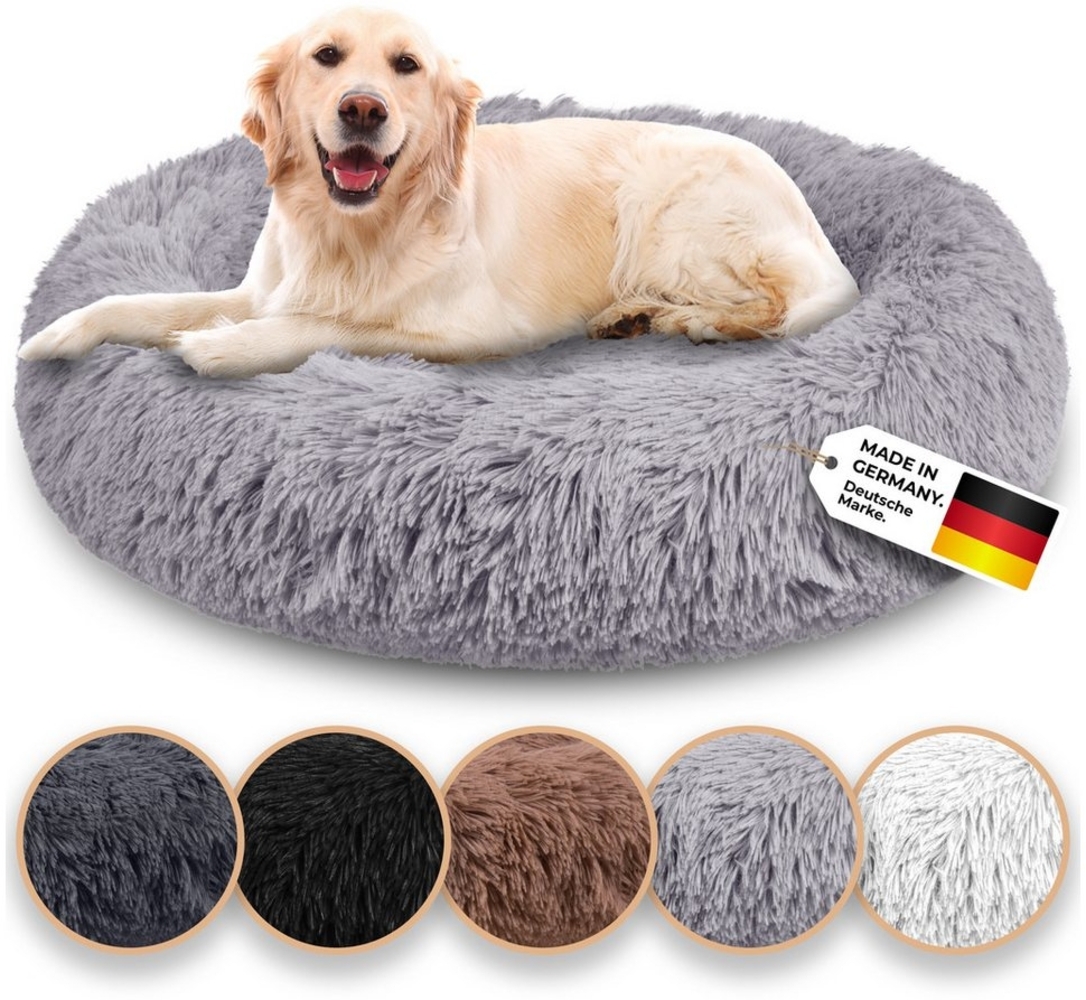 Belune Tierbett Kuschelweiches Hundebett mit Bezug - Original Belune - Made in Germany, vegane Materialien, waschbarer Bezug, verschiedene Größen und Farben, extra gemütlich Bild 1