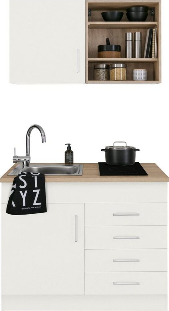 KOCHSTATION Pantryküche KS-Mali, Breite 100 cm, wahlweise mit E-Geräten Bild 1