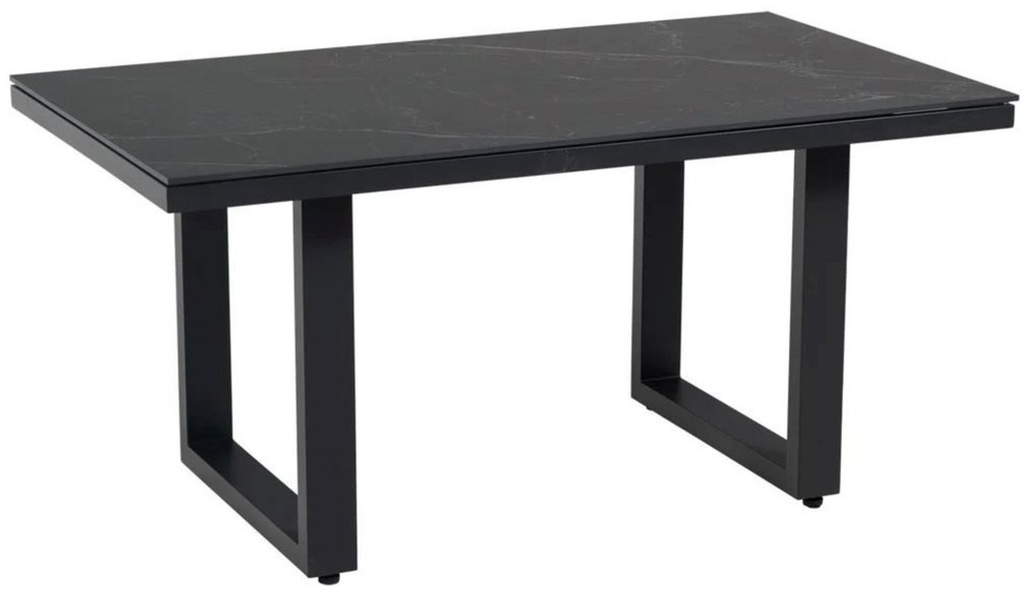 Lesli Living Gartentisch Loungetisch hoch anthrazit/schwarz 140x80x67cm Bild 1