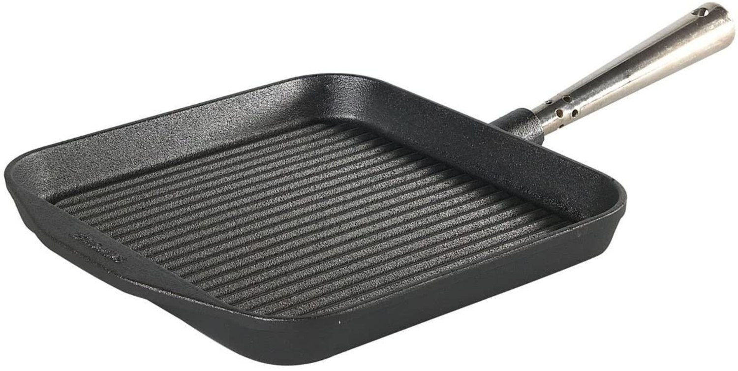SKEPP Grillpfanne 25x25 cm Stahlgriff 0029 Bild 1