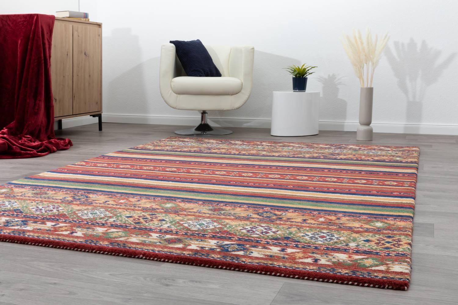 Orientteppich Bela, Farbe: Rot Bunt, Größe: 250x350 cm Bild 1