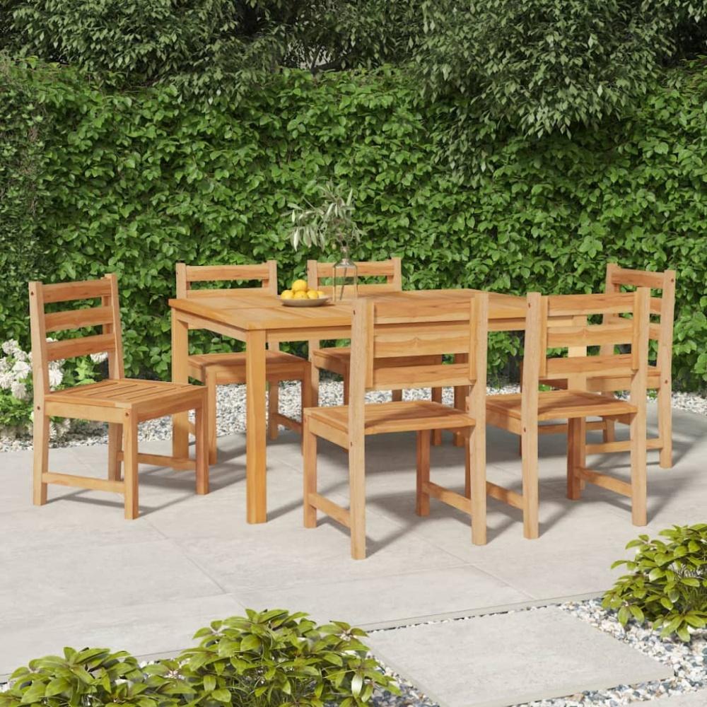 vidaXL Gartenstühle 6 Stk. Massivholz Teak 3157175 Bild 1