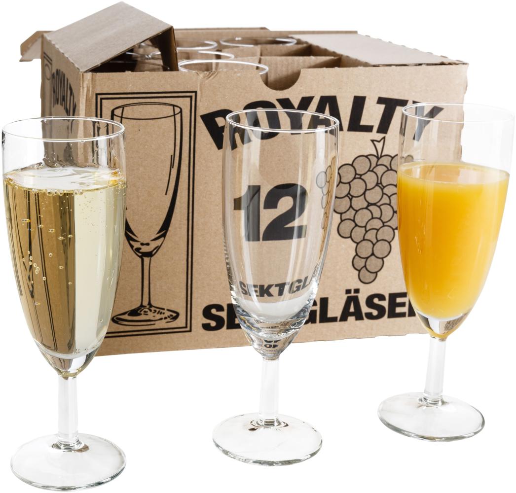 120er Set Royalty Sektgläser 16 cl ungeeicht Bild 1