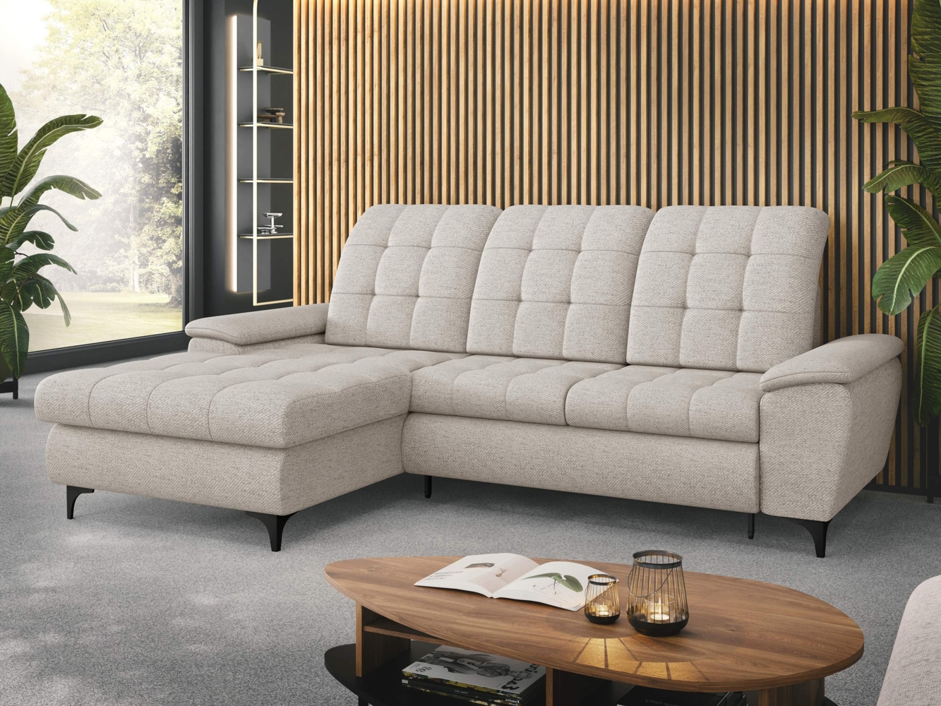 Ecksofa Canolti (Farbe: Neve 03, Seite: Links) Bild 1