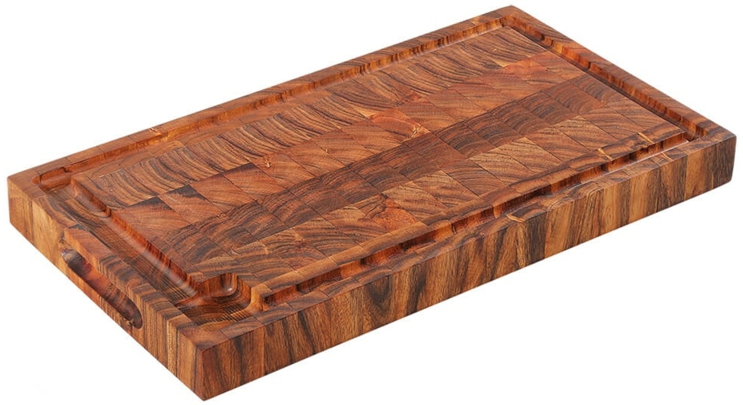 Hackblock Hackbrett Schneidebrett Küchenbrett Akazie 45×25x4cm ZASSENHAUS 059328 Bild 1