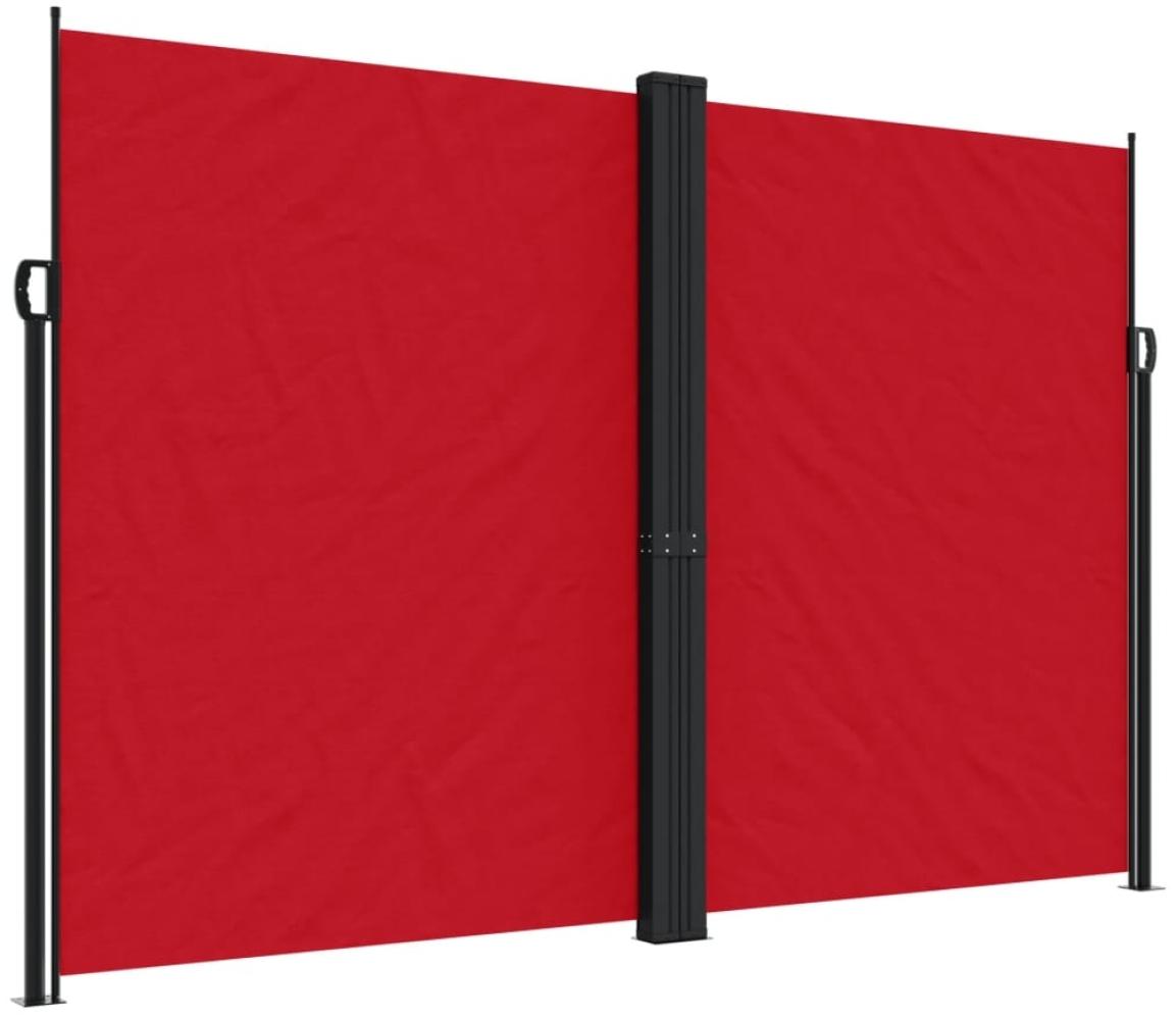 vidaXL Seitenmarkise Ausziehbar Rot 220x1000 cm 4004777 Bild 1