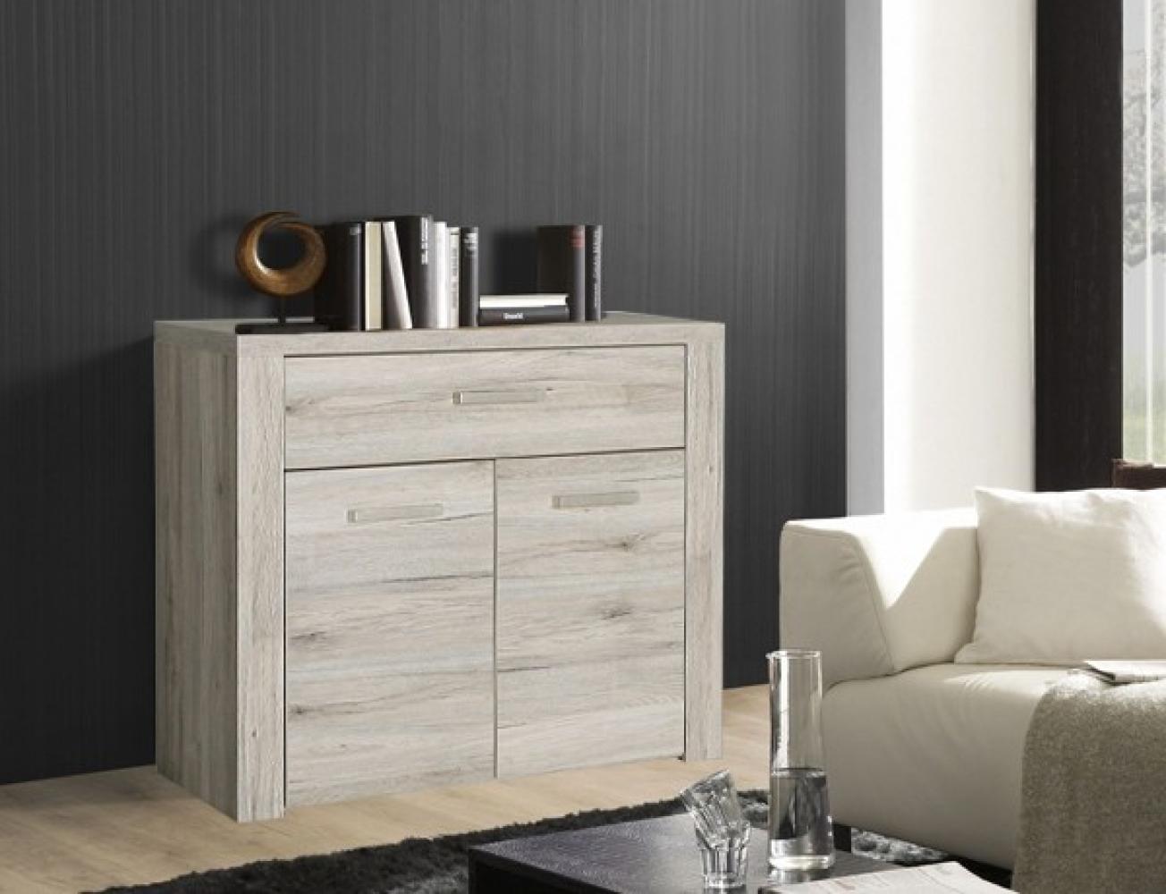 Kommode Sideboard Anrichte Wohnzimmer sandeiche 96cm Bild 1