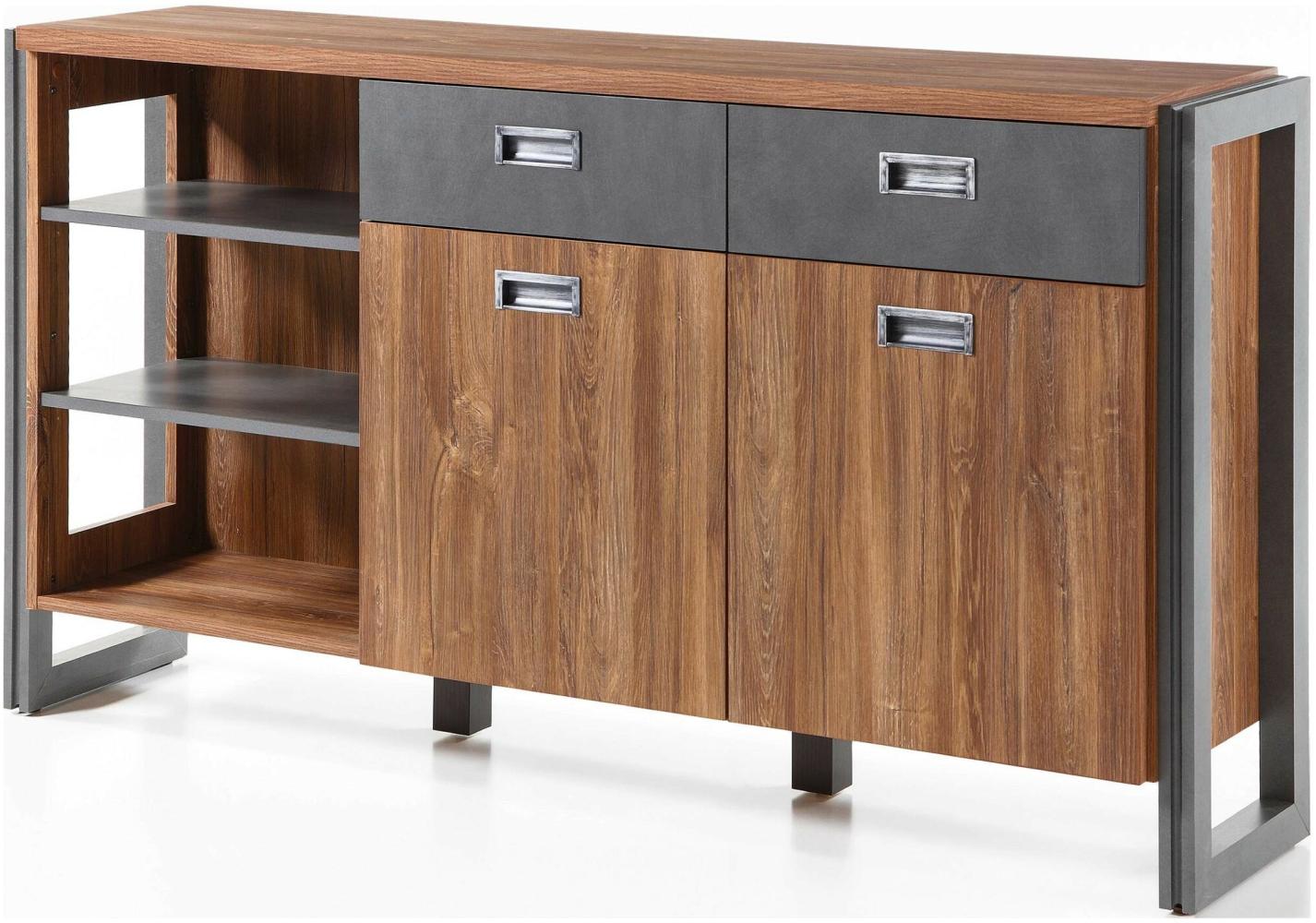 Stylefy Belfast Kommode Stirling Eiche, 81 x 150 x 35 cm Bild 1