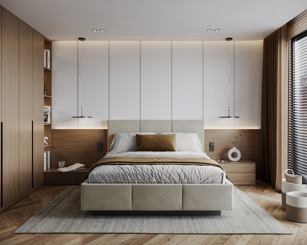 thematys Polsterbett Stauraumbett mit Bettkasten 90x200, 120x200, 140x200, 160x200, 180x200 (TOPSELLER - MADE IN EU - 4 Bezüge - CORD, OTTAWA, VELOURS - Optional mit Matratze bestellbar, mit großen gepolsterten Kopfteil, mit Bettkasten zum aufklappen),... Bild 1