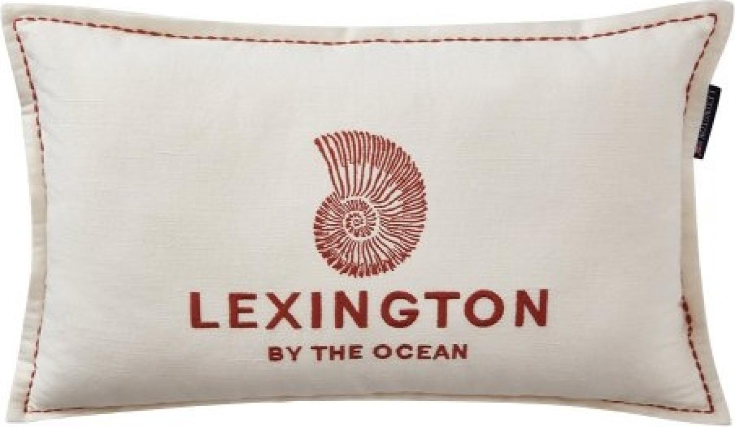 LEXINGTON Kissen Logo Linen/Cotton Coconut/White (30x50) 12424111-1898-SH11 Bild 1