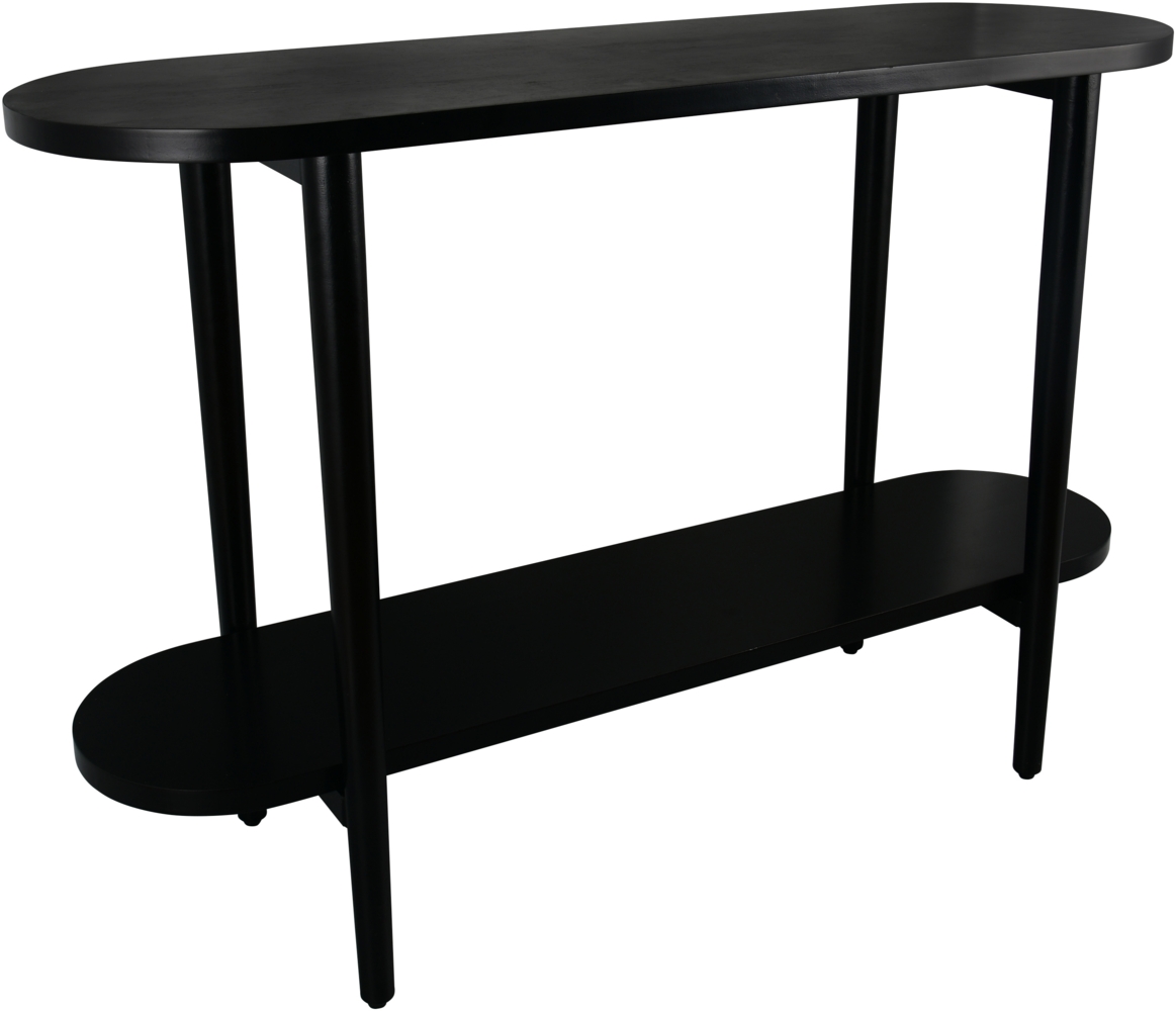 MIRRORS AND MORE 'Acta' Konsolentisch Holz, schwarz, 110x75x35 cm Bild 1