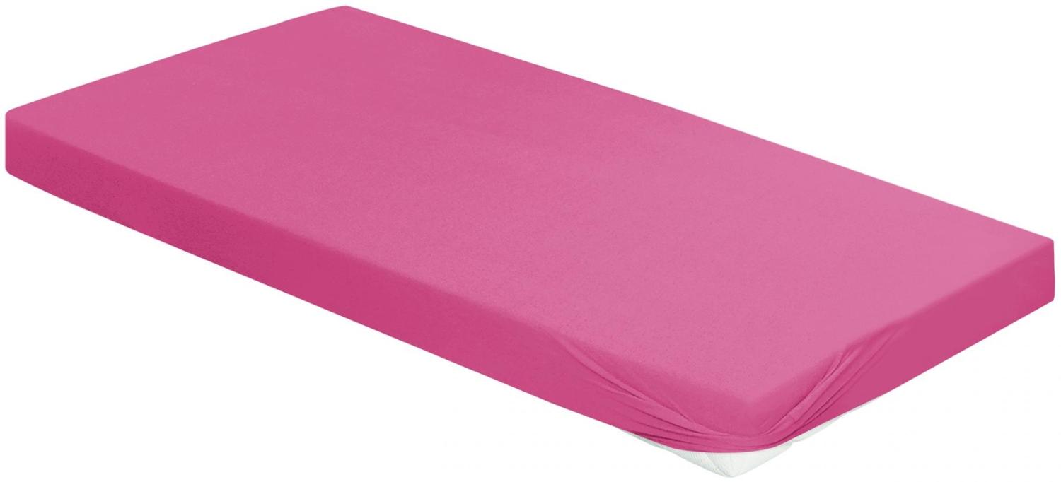 Irisette Mako-Jersey Betttuch Jupiter 0008 pink 150 x 200 cm 8-71 pink Bild 1