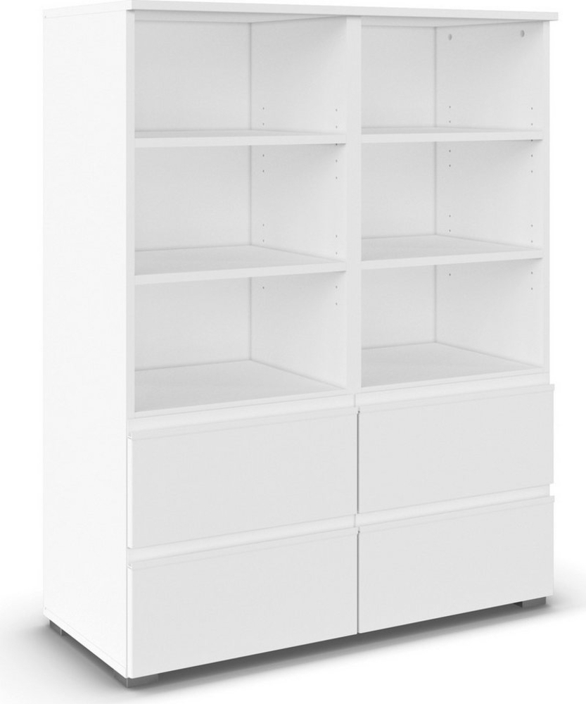 rauch Regalelement Regal Stauraum Bücherregal Standregal JOEL, mit vier Schuladen und sechs offenen Fächern MADE IN GERMANY Bild 1
