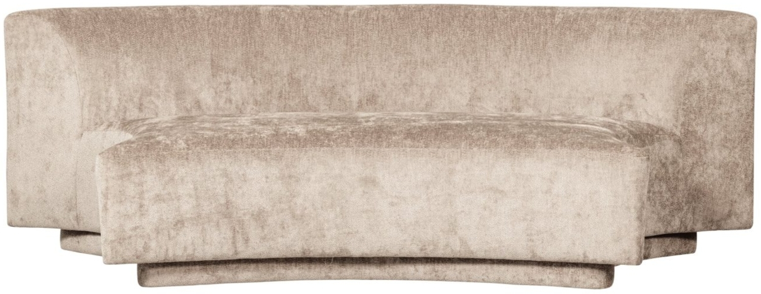 Sofa Popular aus Chenille-Stoff, Natur Bild 1