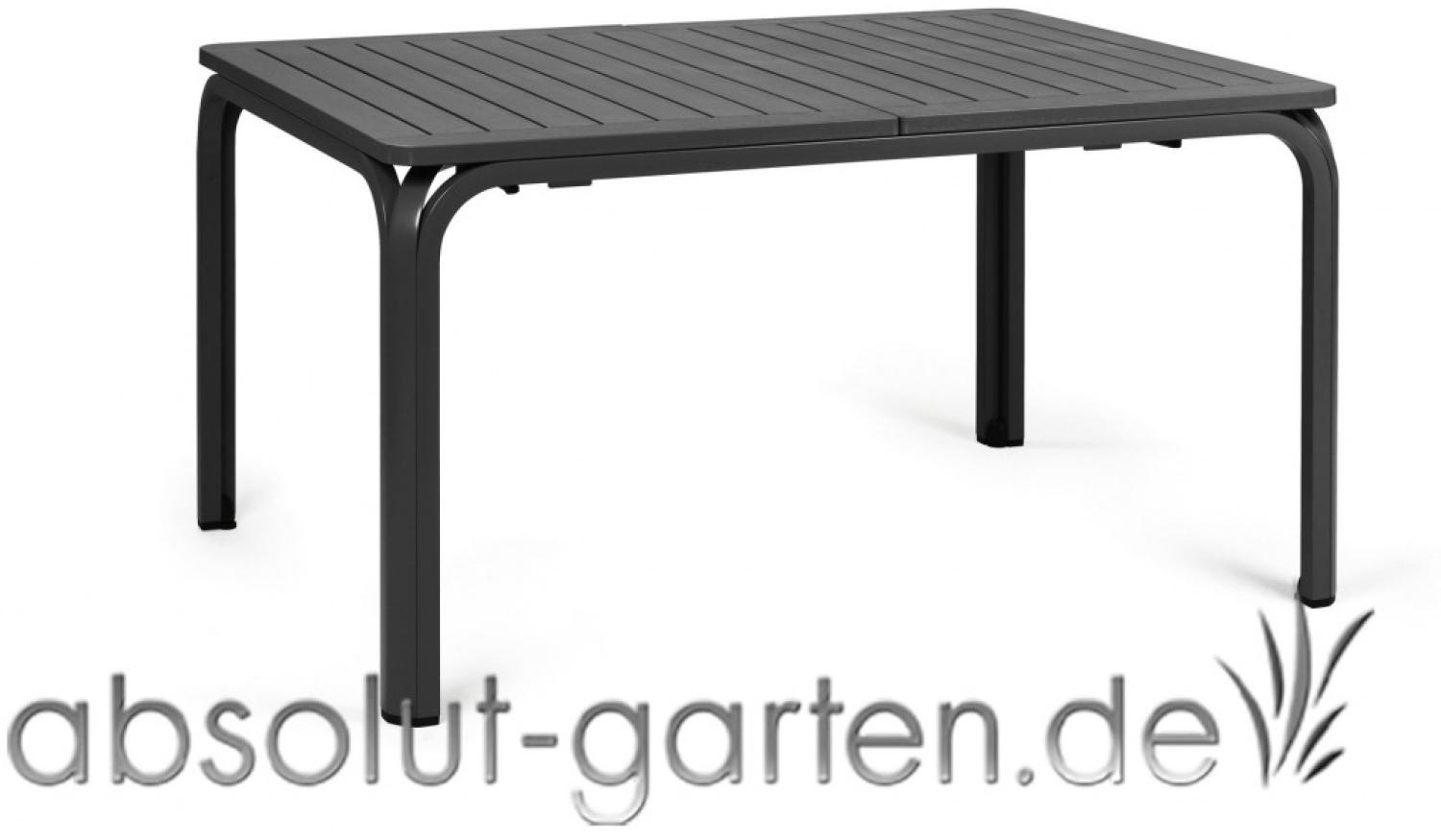 Ausziehtisch Alloro Kunststoff (Antracite / antracite 140 cm) Bild 1