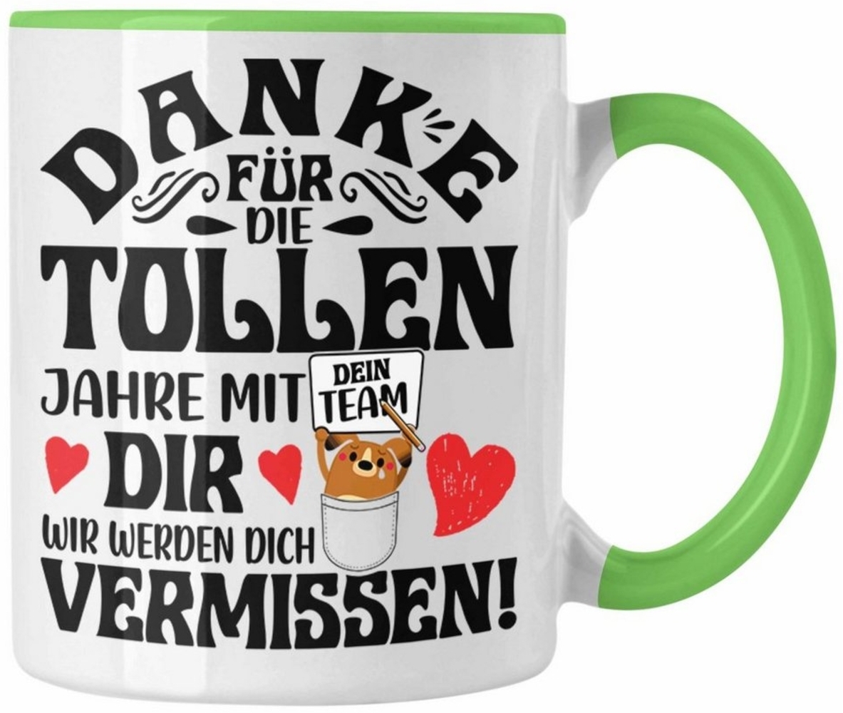Trendation Tasse Jobwechsel Tasse Geschenk Danke Für Die Tollen Jahre Mit Dir Kollege A Bild 1