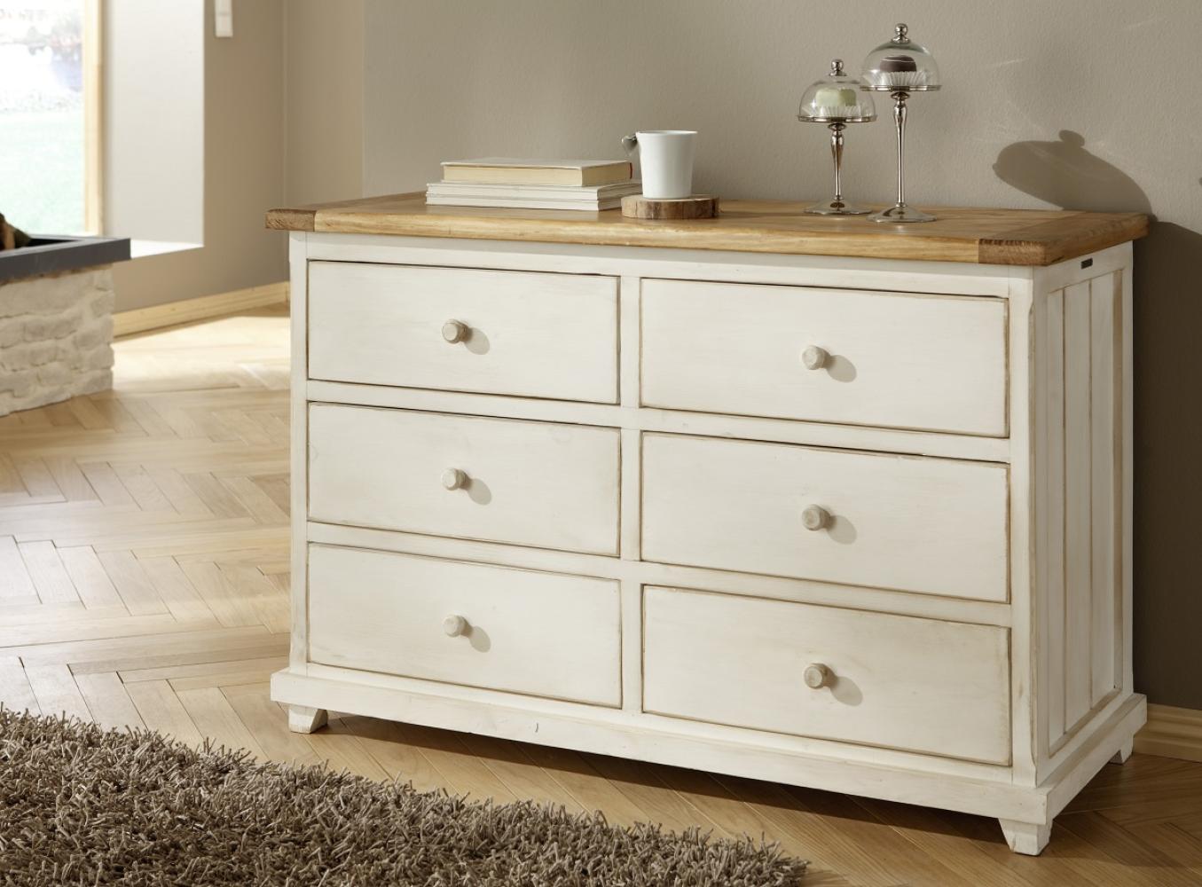 Sideboard 120x80 cm 'Oslo' Kiefer massiv Bild 1
