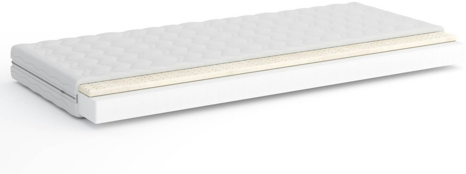 Kaltschaummatratze Kaltschaum-Matratze mit LATEX Kindermatratze H2,5 Höhe 11 cm, Deine Möbel 24, 11 cm hoch, (80x160 80x180 90x190 90x200 120x200 140x200 Wendematratze Top), antiallegrisch,Matratze für Kinder,mit Latexeinlage,für Jugendliche Bild 1