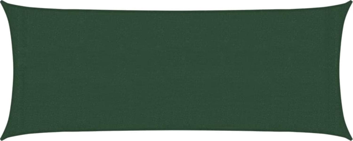 vidaXL Sonnensegel 160 g/m² Dunkelgrün 2x5 m HDPE 311451 Bild 1