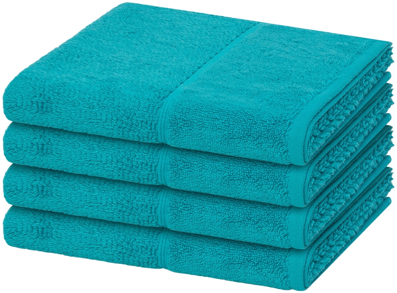 Möve for frottana Pearl 4 tlg. Frottier-Set - 4 X Handtuch (50 X 100cm) - 500 g/m² - Ocean Bild 1