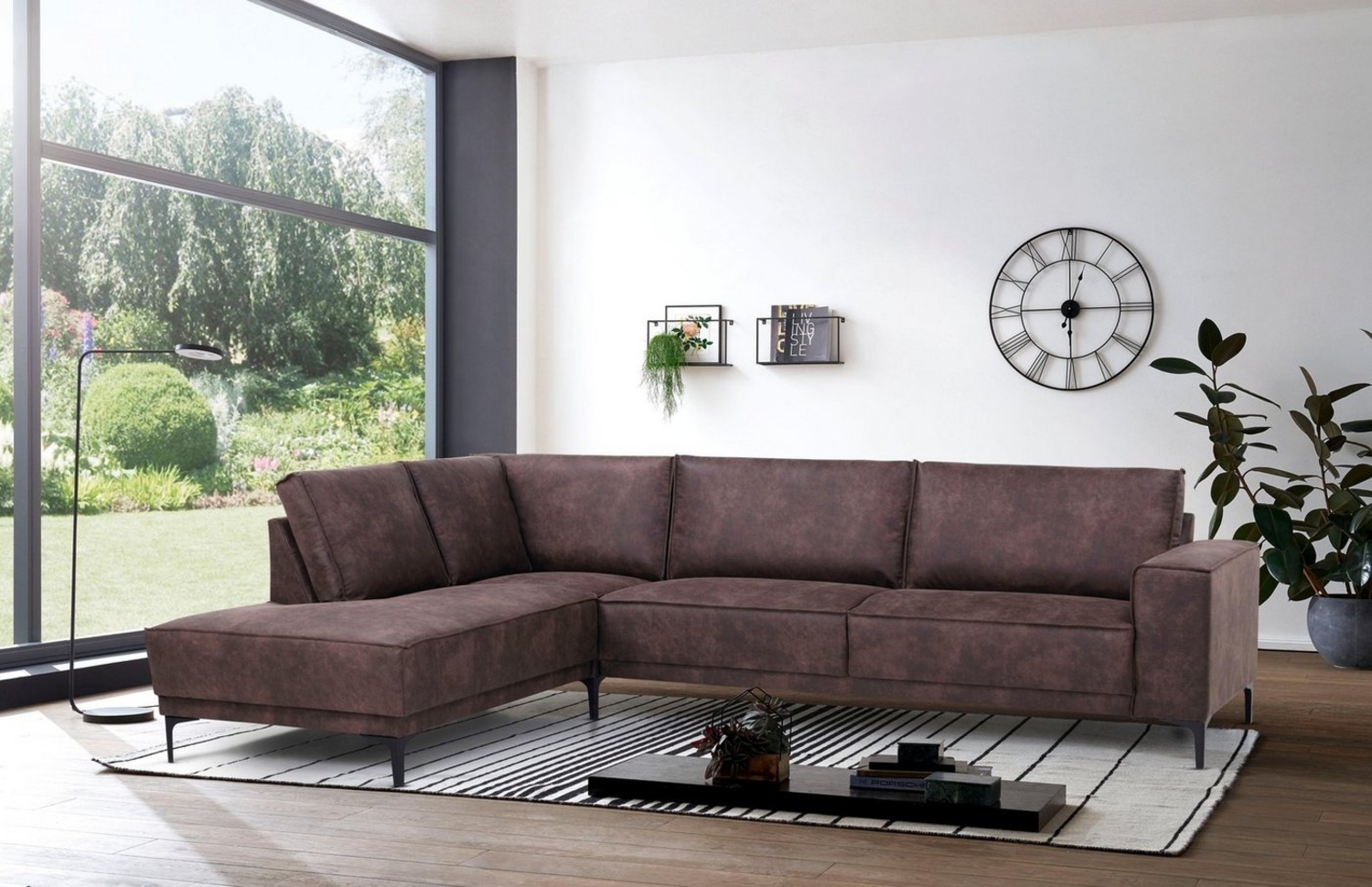 Places of Style Ecksofa Oland, L-Form, im zeitlosem Design und hochwertiger Verarbeitung Bild 1