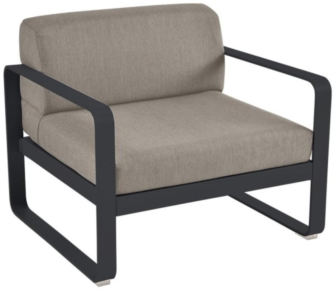 Bellevie Lounge-Sessel Outdoor 47 Anthrazit B8 Taupegrau Bild 1