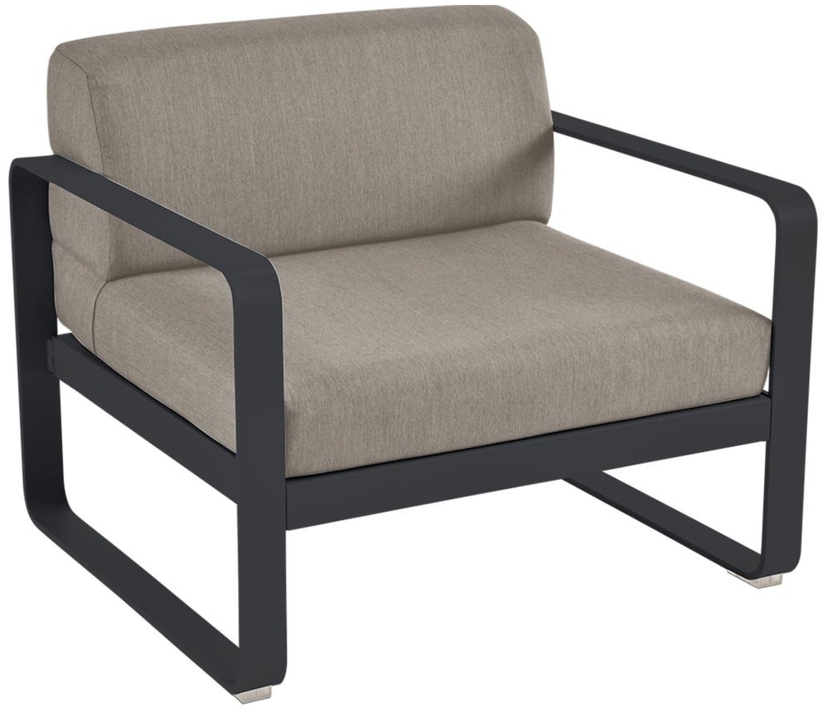 Bellevie Lounge-Sessel Outdoor 47 Anthrazit B8 Taupegrau Bild 1