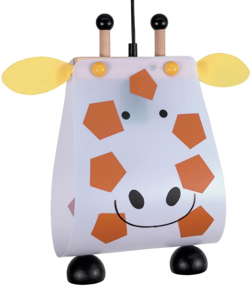 Witzige LED Kinderzimmerlampe tierisch leuchtende Pendelleuchte GIRAFFE Bild 1