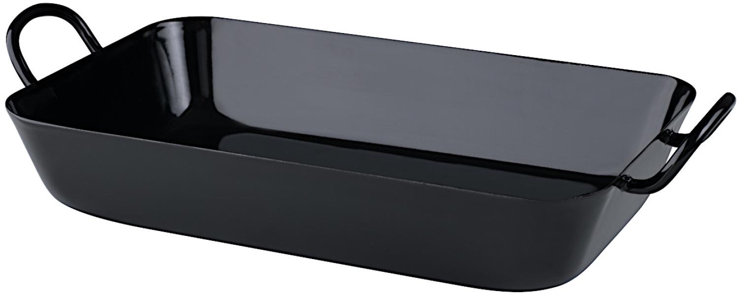 RIESS 0452-022 Omas Bratpfanne 33/20, Classic, Schwarzemaille, Schwarz / Bratform Bild 1
