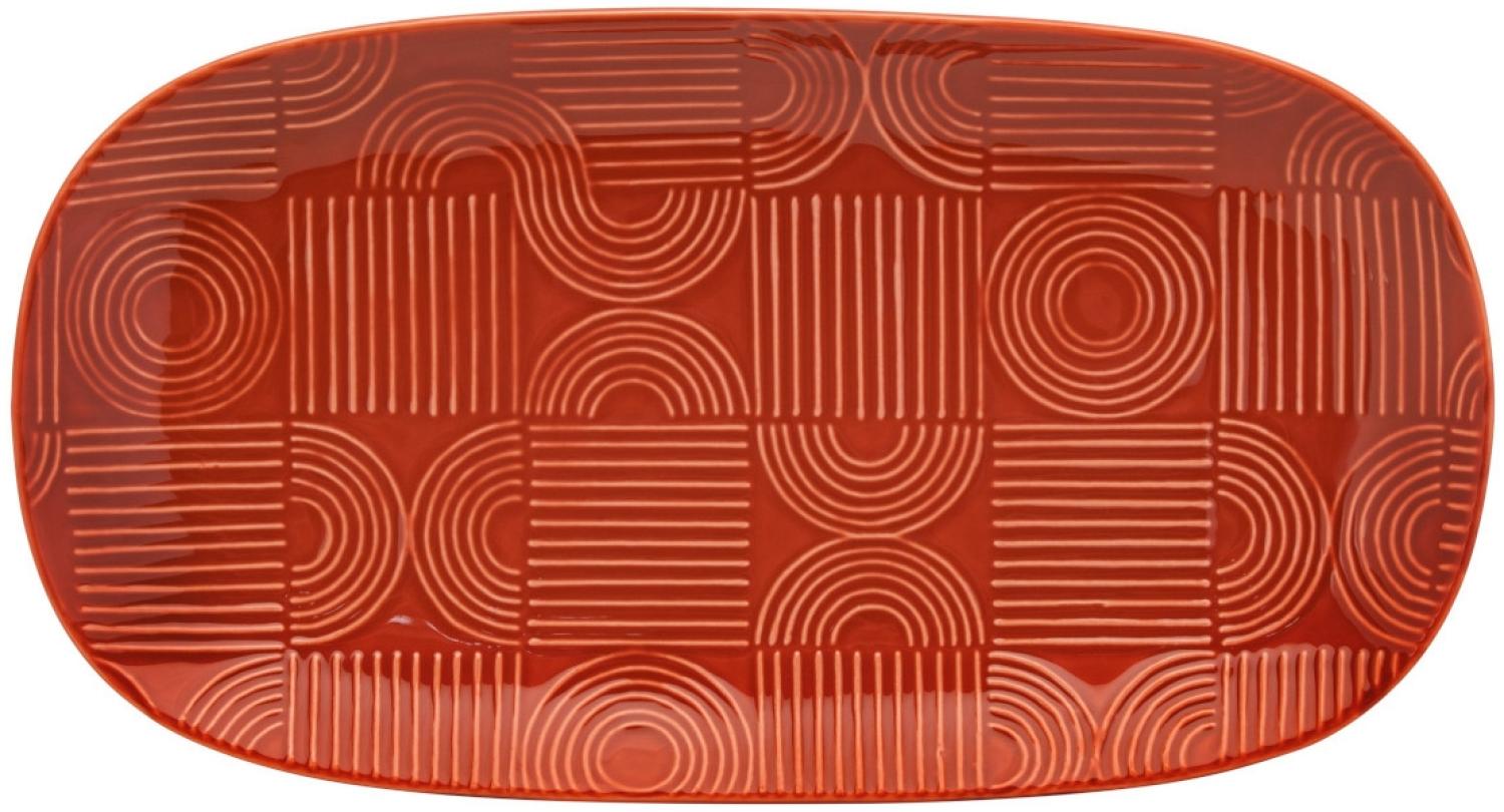 Maxwell & Williams DR0457 Platte 33 x 18 cm ARC eckig, Terracotta, Premium-Keramik, in Geschenkbox Bild 1